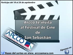 ARCCO te invita al Festival de Cine de San Sebastián.