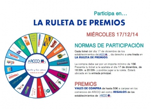 Próxima ruleta de premios 17-12-2014