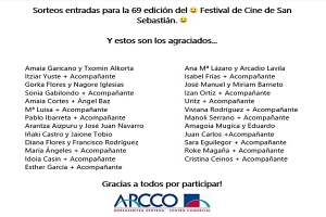 SORTEO DE 50 ENTRADAS FESTIVAL DE CINE