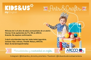 TALLER INFANTIL EN INGLES CON KIDS&US