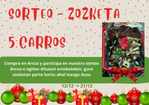  SORTEAMOS 5 CARROS DE COMPRA CON PRODUCTOS NAVIDEÑOS